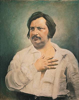 Honoré de Balzac, écrivain français. Daguerréotype de 1842. (Maison de Balzac, Paris.)