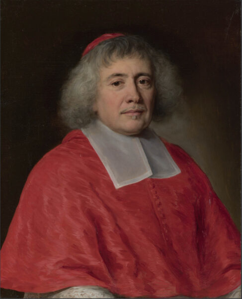 Portrait du Cardinal de Retz, huile sur toile de Jacob Ferdinand Voet, 1676