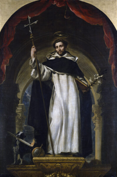 Saint Dominique de Guzman, huile sur toile de Claudio Coello, 1685, collection Musée du Prado