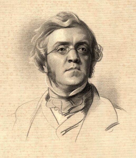 Francis Montague Holl, d'après Samuel Lawrence : William Makepeace Thackeray. Gravure sur acier, publiée par Smith, Elder & Co., 1853