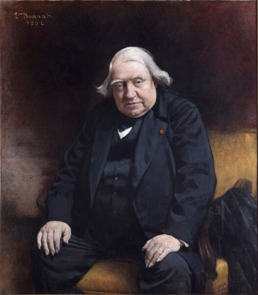Portrait d'Ernest Renan par Léon Bonnat, huile sur toile, 1892, collection Ernest-Renan museum et Centre des monuments nationaux