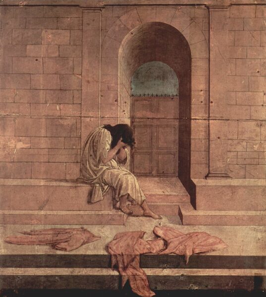 La Derelitta de Botticelli (?), coll. Pallavicini
