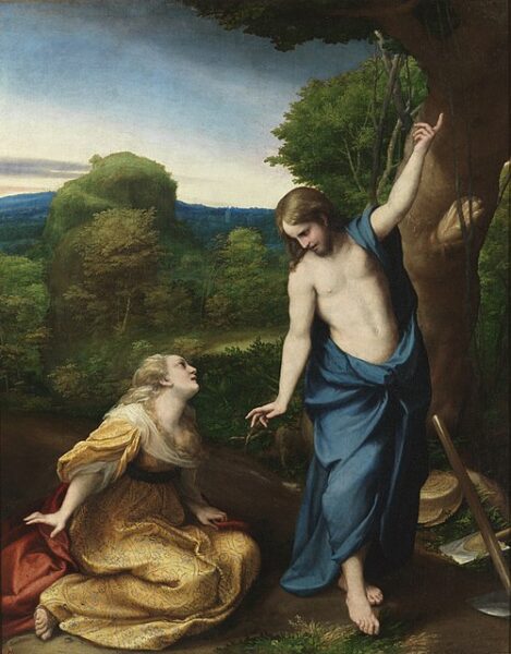 Le Corrège, "Noli me tangere", coll. Musée du Prado