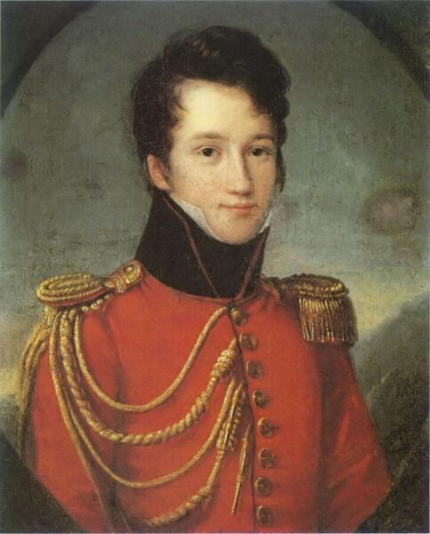 Vigny en uniforme de gendarme de la Maison du roi, att. F. Kinson, coll. Musée Carnavalet