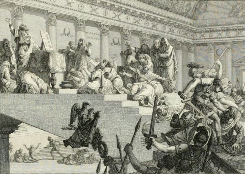 La prise du temple de Jérusalem, par Silvestre David Mirys