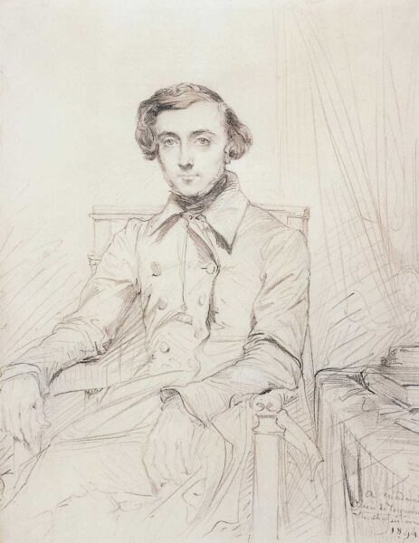 Dessin de Tocqueville par Théodore Chassériau, 1844